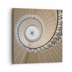 Lærredstryk - Billede på lærred - I midten af en skal - 30x30 cm