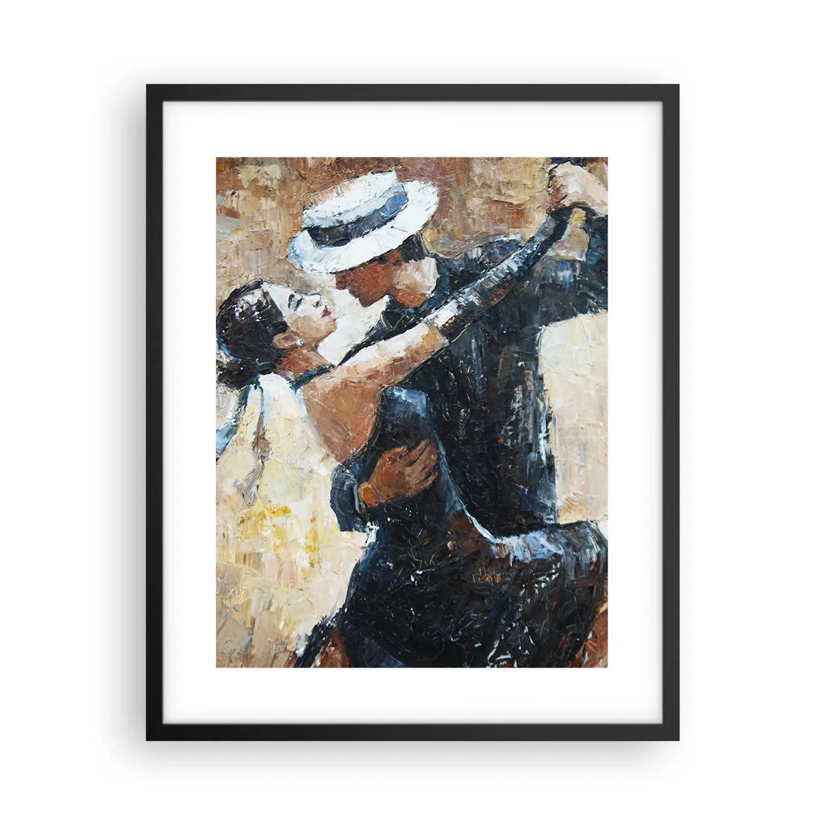 Plakat i sort ramme - A la Rudolf Valentino - 40x50 cm