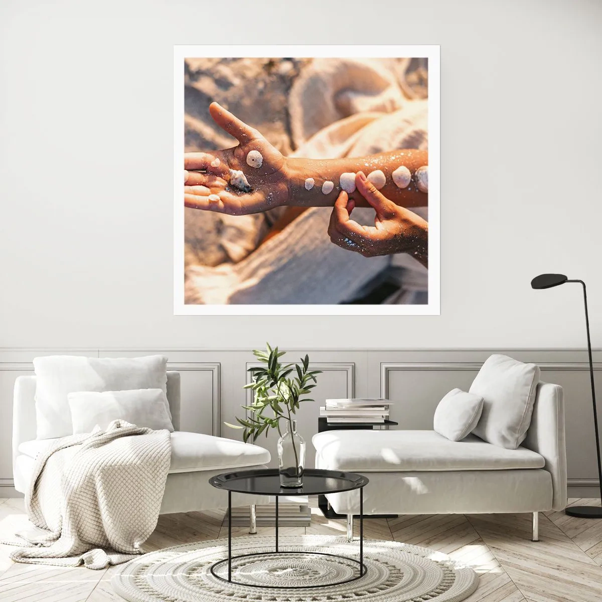 Plakat - Skønhed inden for rækkevidde - 60x60 cm