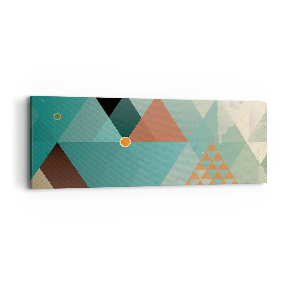 Lærredstryk - Billede på lærred - Enhed af mangfoldighed, mangfoldighed af enhed - 90x30 cm