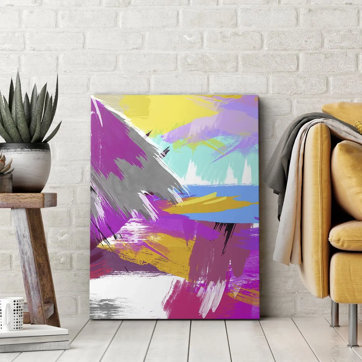 Lærredstryk - Billede på lærred - Strejf, strejf, strejf endnu engang - 55x100 cm