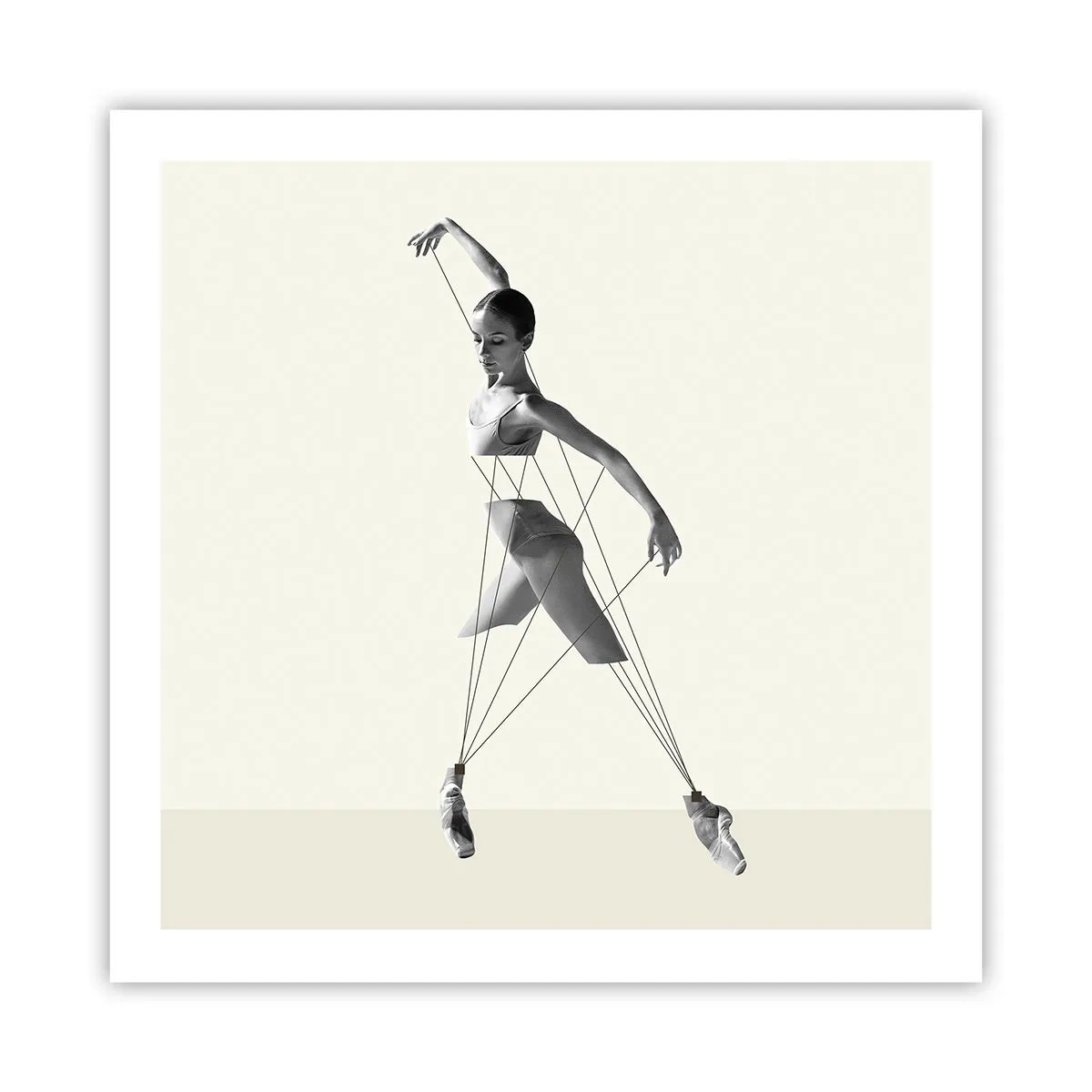 Plakat - I verdens teater - 60x60 cm