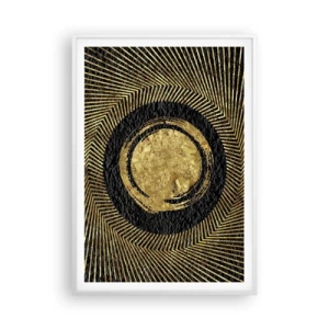 Plakat i hvid ramme - Glamour-komposition - 70x100 cm