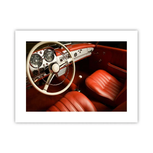 Plakat - Luksus i vintage stil - 40x30 cm