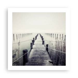 Plakat - Fordyb dig i fred - 50x50 cm