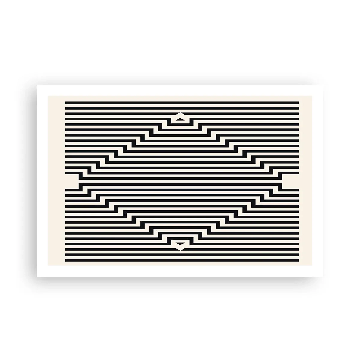 Plakat - Geometrisk illusion - 91x61 cm