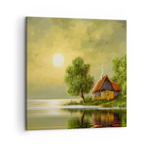 Lærredstryk - Billede på lærred - Smukt, som fra et billede - 60x60 cm