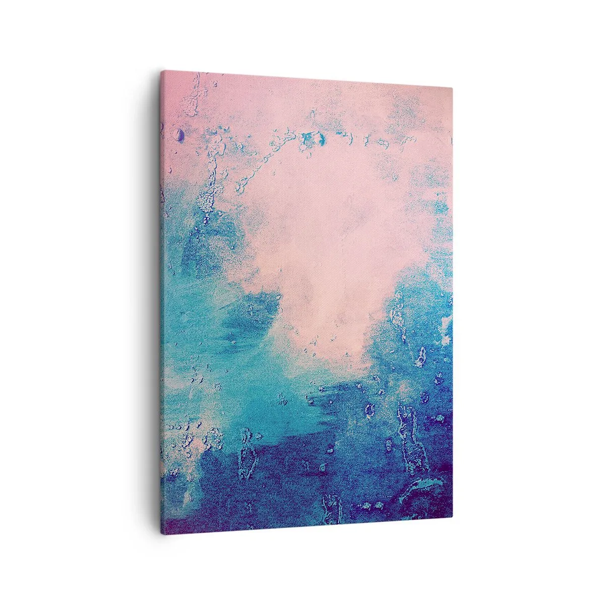 Lærredstryk - Billede på lærred - Blå omfavnelse - 50x70 cm
