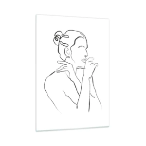 Billede på glas - Nøgen: et sensuelt mysterium - 50x70 cm