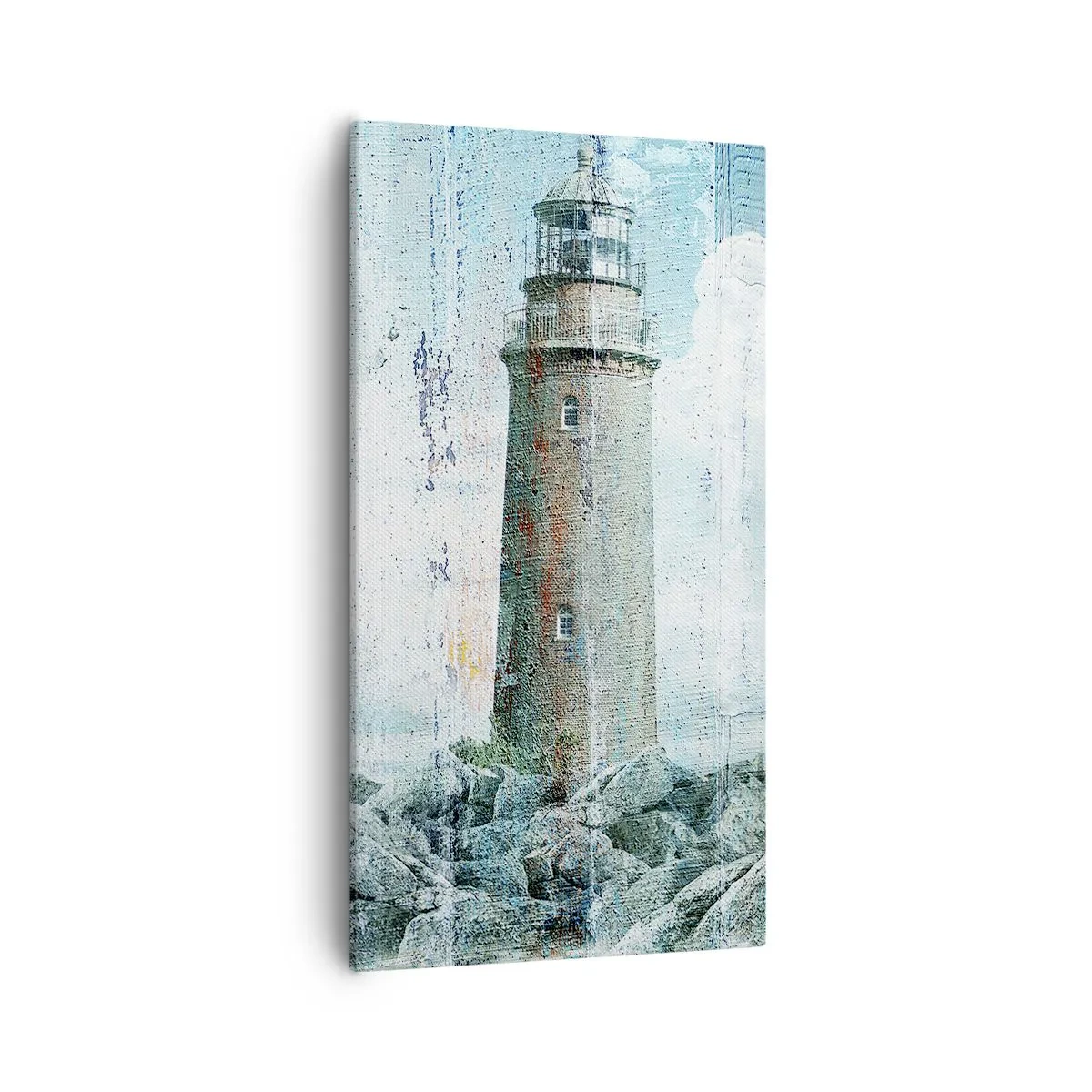 Lærredstryk - Billede på lærred - På gammelt træ - 55x100 cm