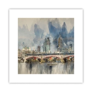 Plakat - London i al sin pragt - 30x30 cm