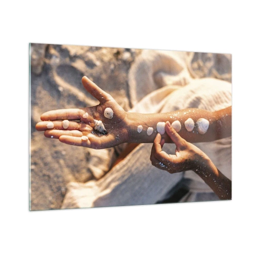 Billede på glas - Skønhed inden for rækkevidde - 100x70 cm