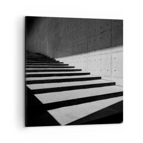 Lærredstryk - Billede på lærred - Modernismens rå skønhed - 50x50 cm