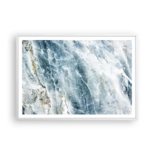 Plakat i hvid ramme - Isverden - 100x70 cm