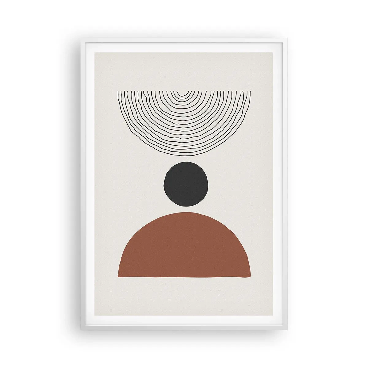 Plakat i hvid ramme - I rampelyset - 70x100 cm