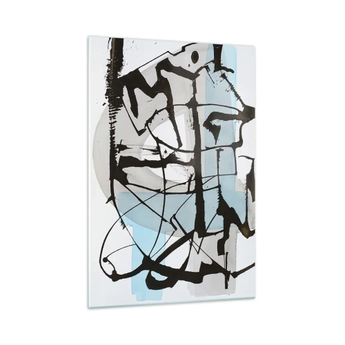 Billede på glas - Ikke desto mindre blå - 70x100 cm