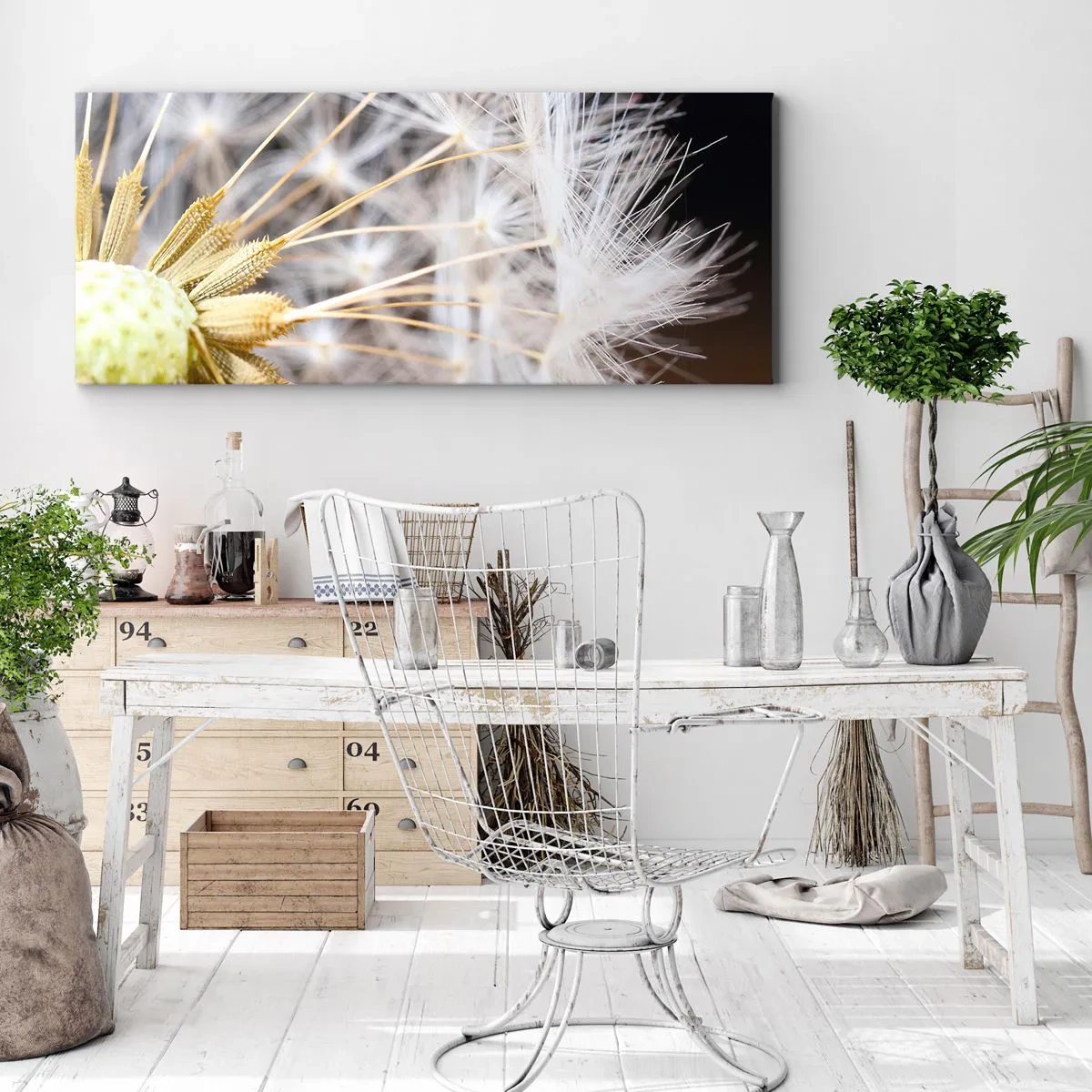 Lærredstryk - Billede på lærred - Lige før afrejse - 120x50 cm