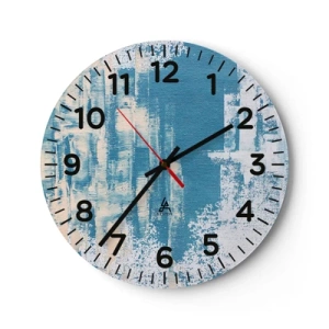 Vægur, Uret - Gennem istappen - 40x40 cm