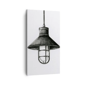 Lærredstryk - Billede på lærred - Som for mange år siden... - 45x80 cm