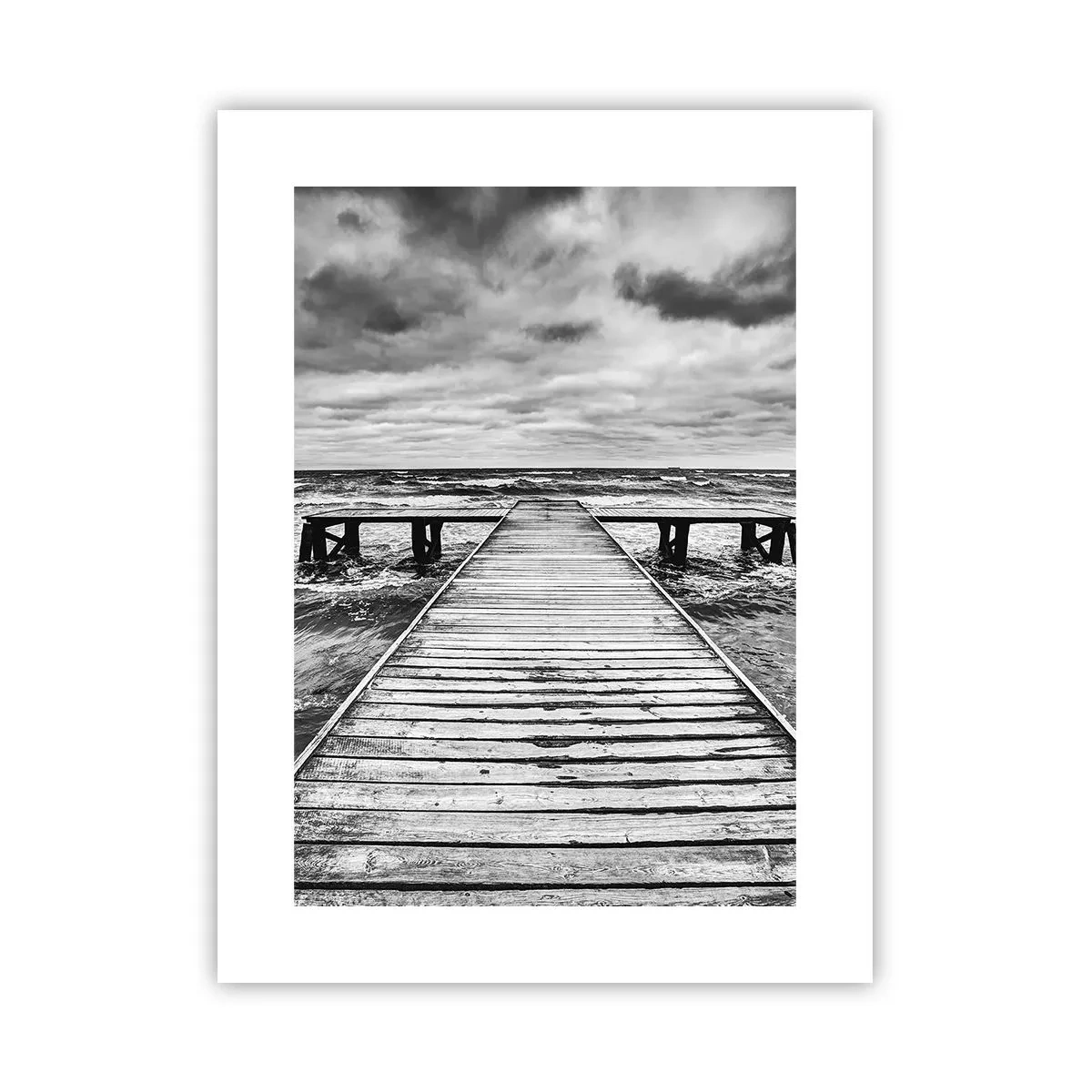 Plakat - Jeg venter på, at vinden blæser væk... - 30x40 cm