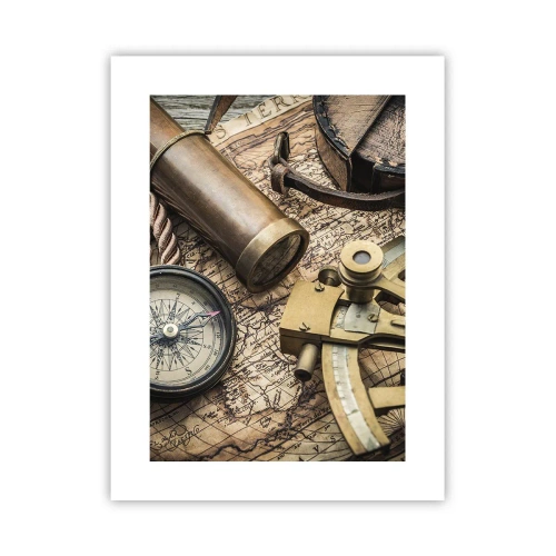 Plakat - Fastlægge kursen - 30x40 cm