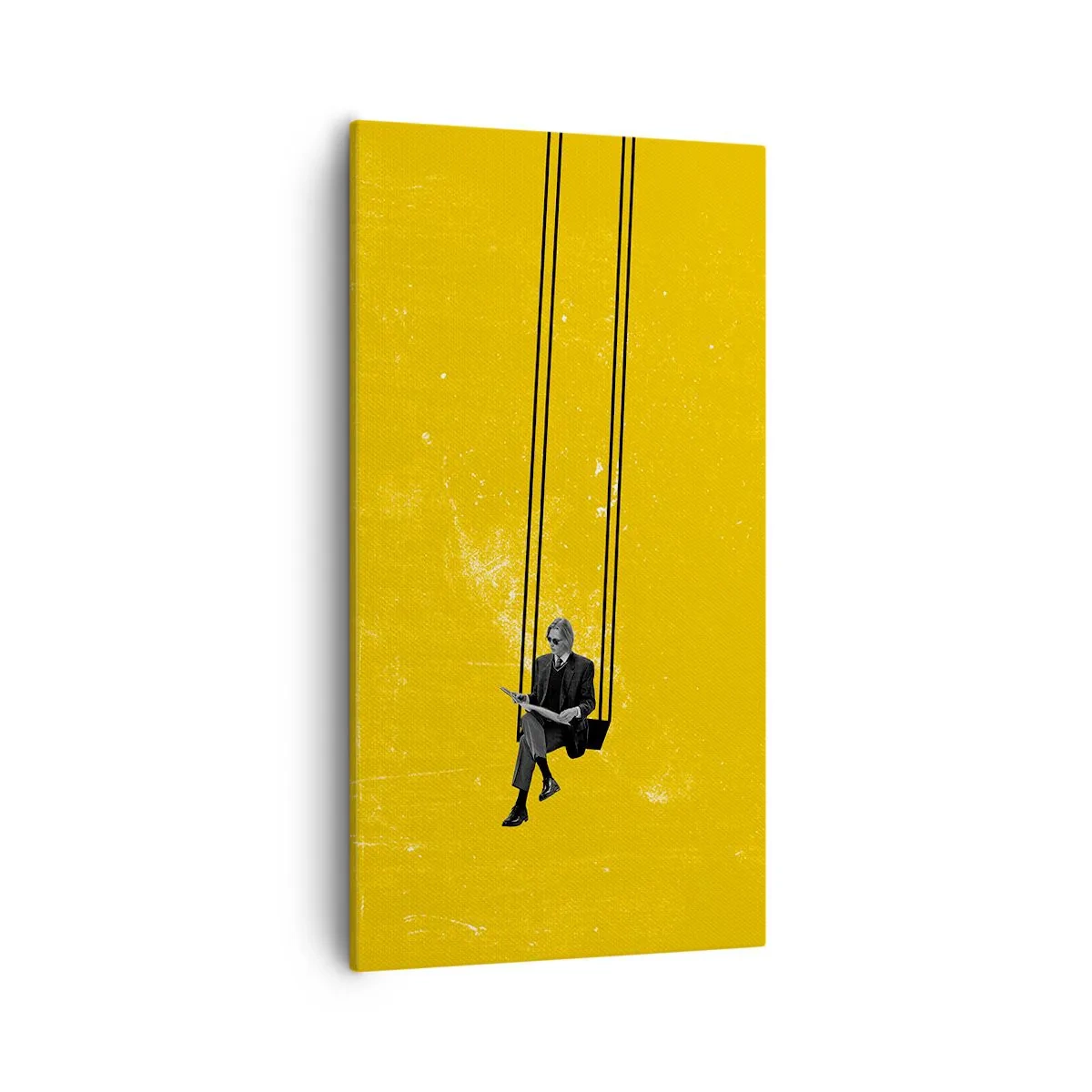 Lærredstryk - Billede på lærred - En dag som alle andre - 55x100 cm