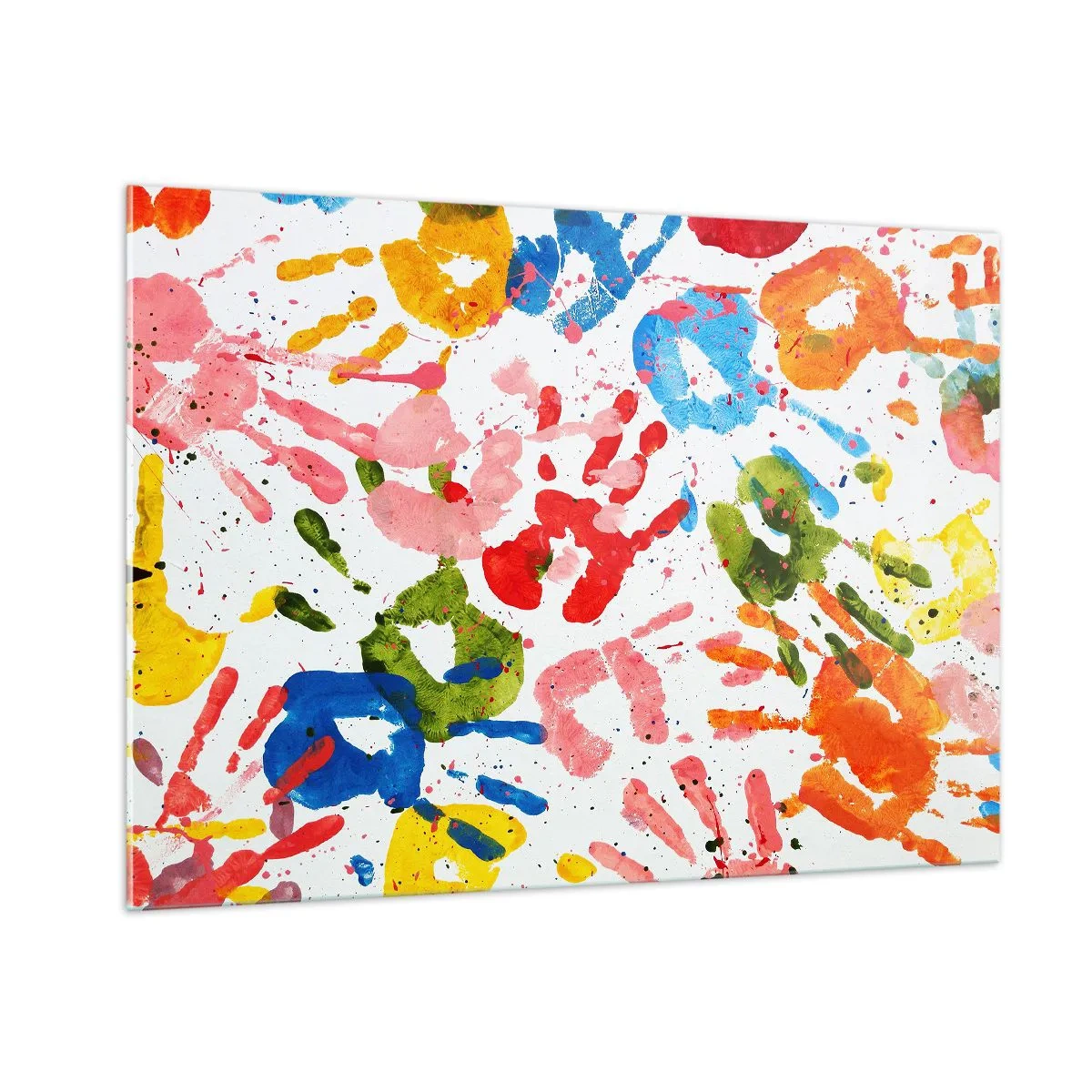 Billede på glas - Følg sporene - 100x70 cm