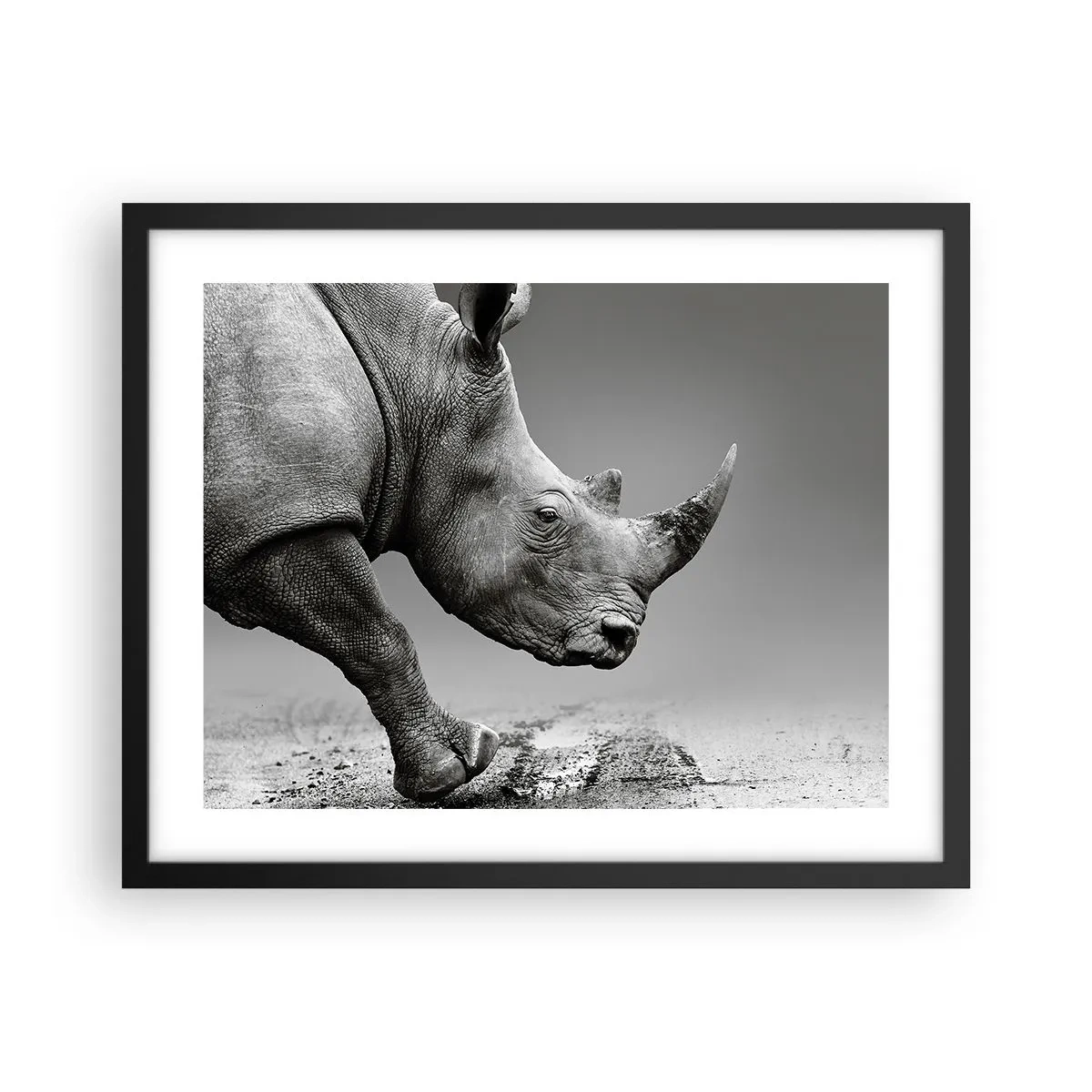 Plakat i sort ramme - En ustoppeli - 50x40 cm