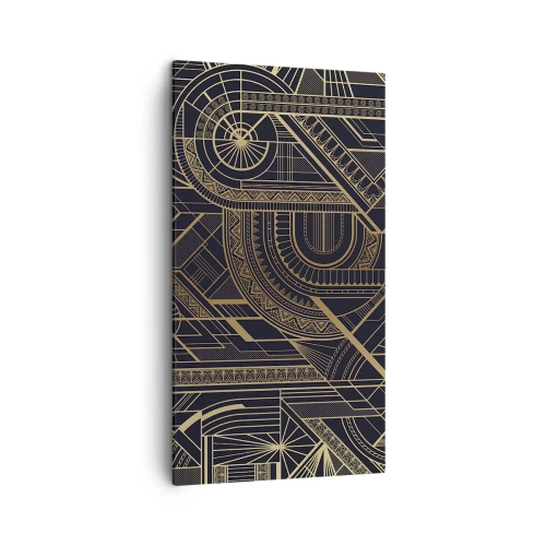 Lærredstryk - Billede på lærred - Koncepter, idéer, planer - 45x80 cm