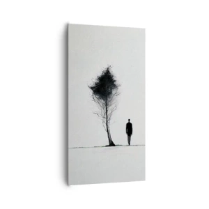 Lærredstryk - Billede på lærred - Vi vandrer alle - 65x120 cm