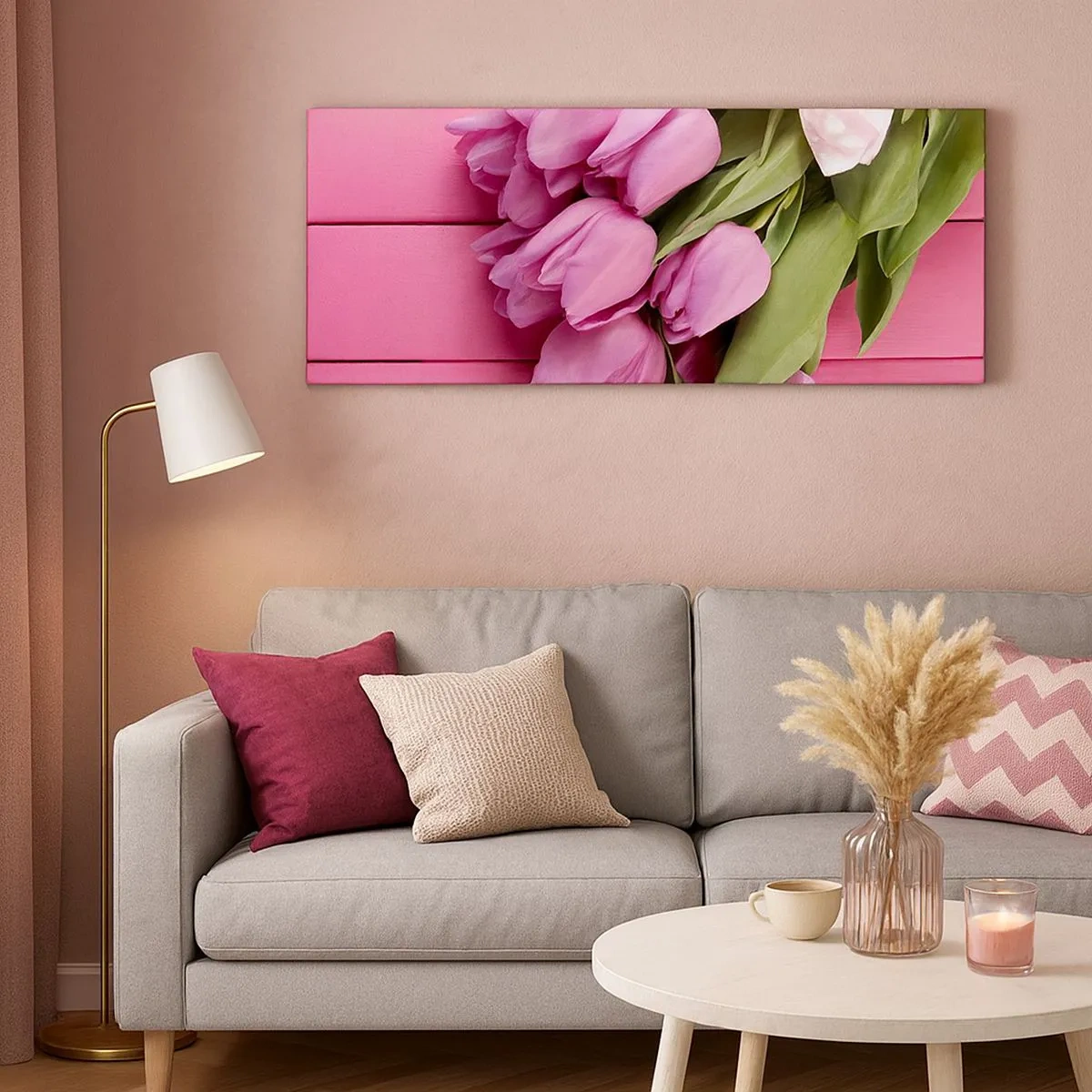 Lærredstryk - Billede på lærred - Kun til dig - 100x40 cm