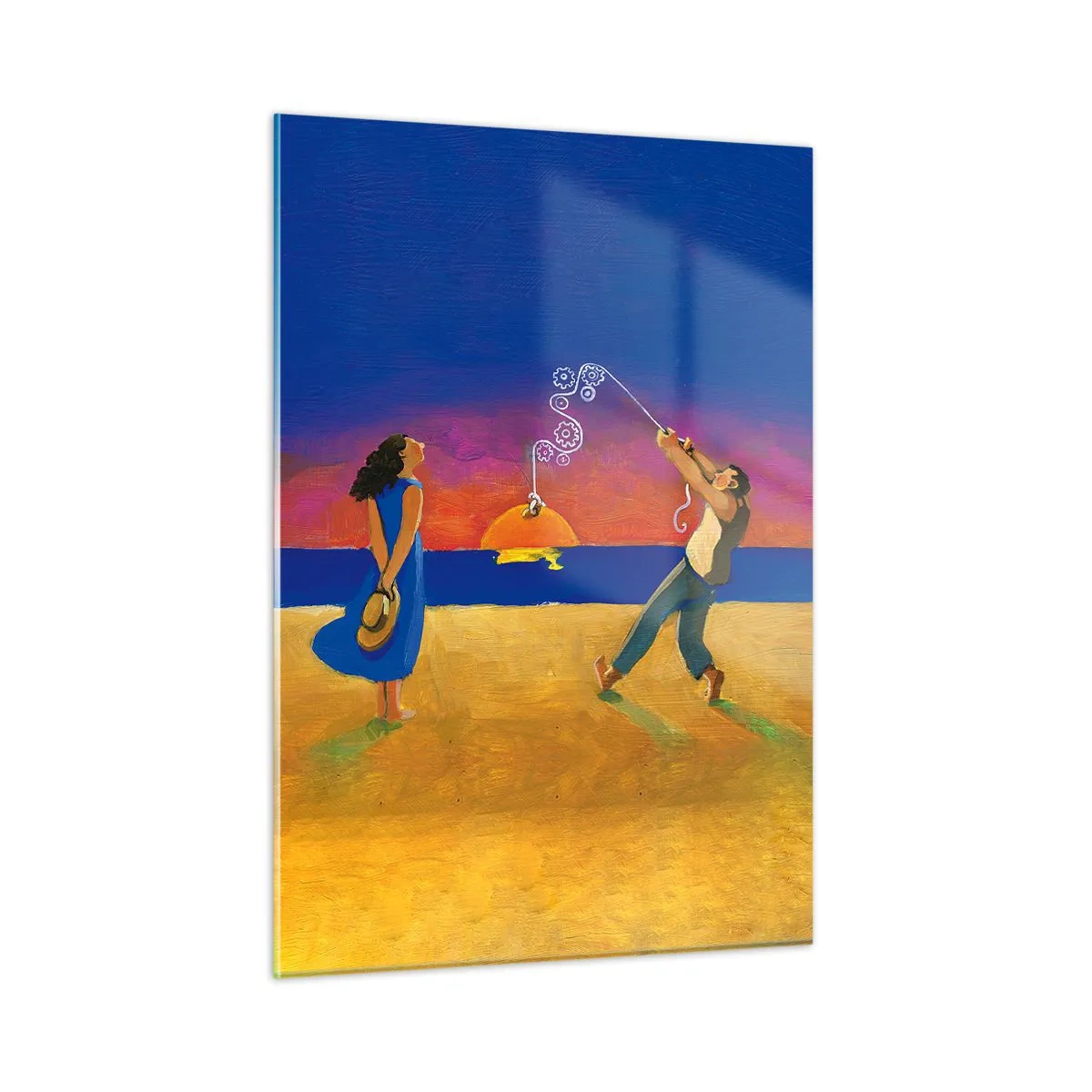Billede på glas - Mere end en stjerne fra himlen - 50x70 cm