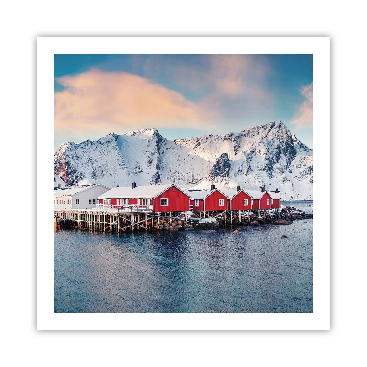 Plakat - Nordlig tilbagetrækning - 60x60 cm