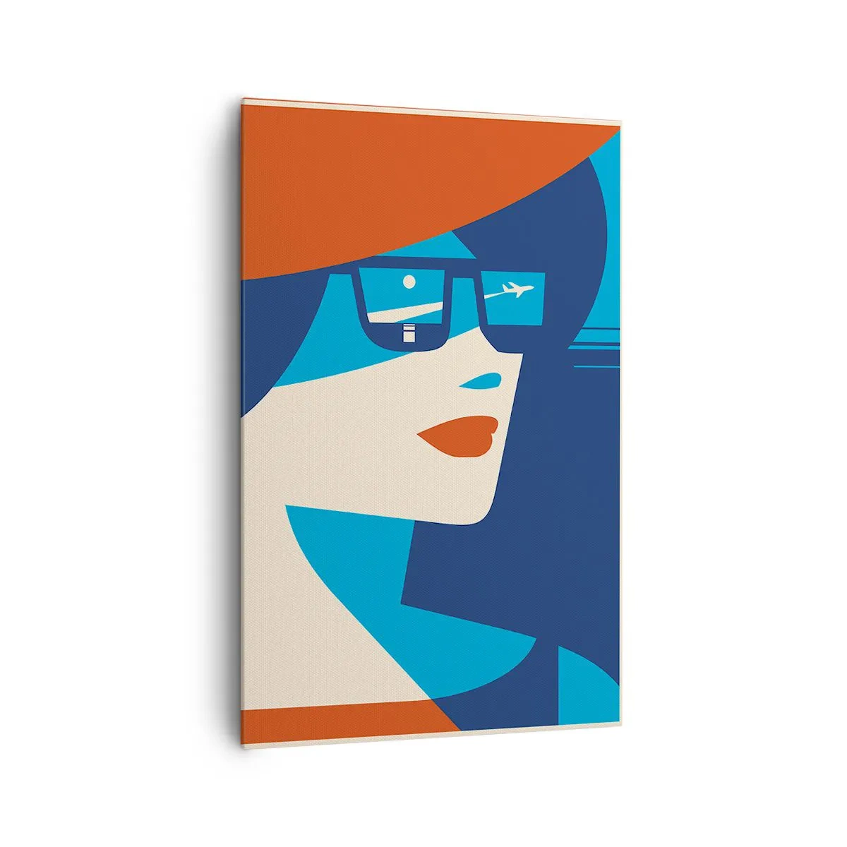 Lærredstryk - Billede på lærred - Ferie rejse - 80x120 cm