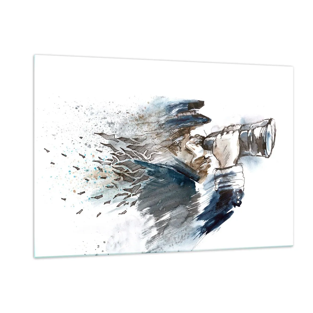 Billede på glas - Ti på Beaufort-skalaen! - 120x80 cm