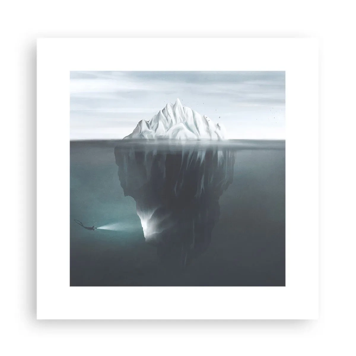 Plakat - Undervands-mysterium - 30x30 cm