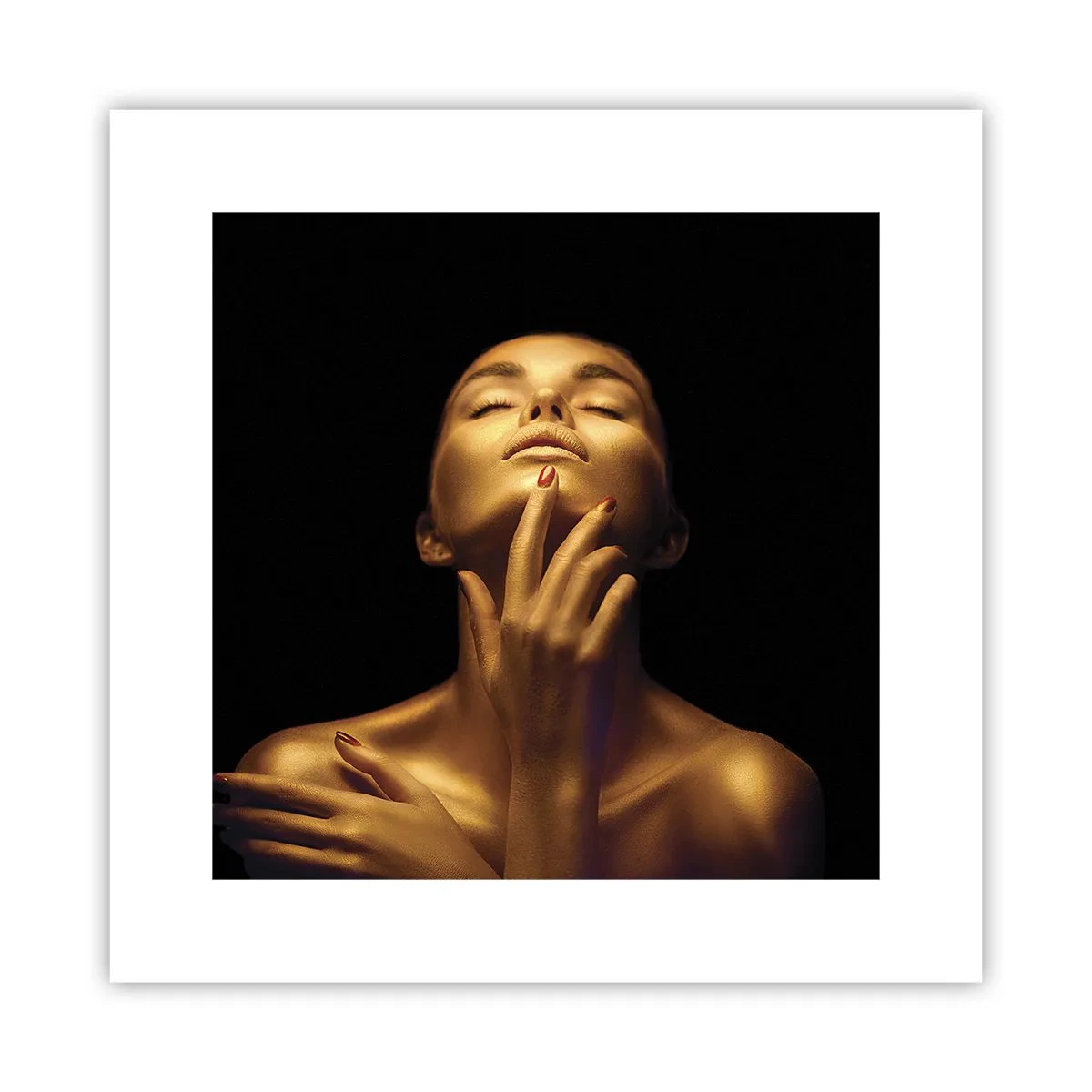 Plakat - Som gylden silke - 30x30 cm