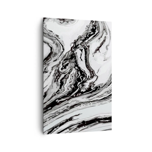 Lærredstryk - Billede på lærred - I begyndelsen var det kaos - 80x120 cm