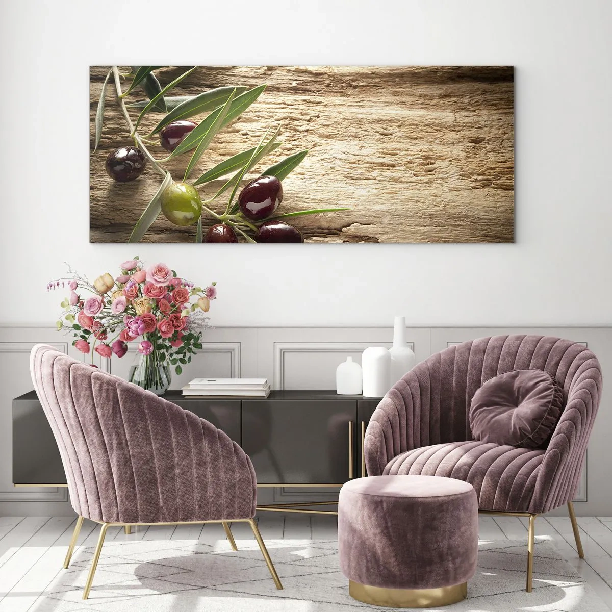 Billede på glas - Lige fra naturen - 90x30 cm