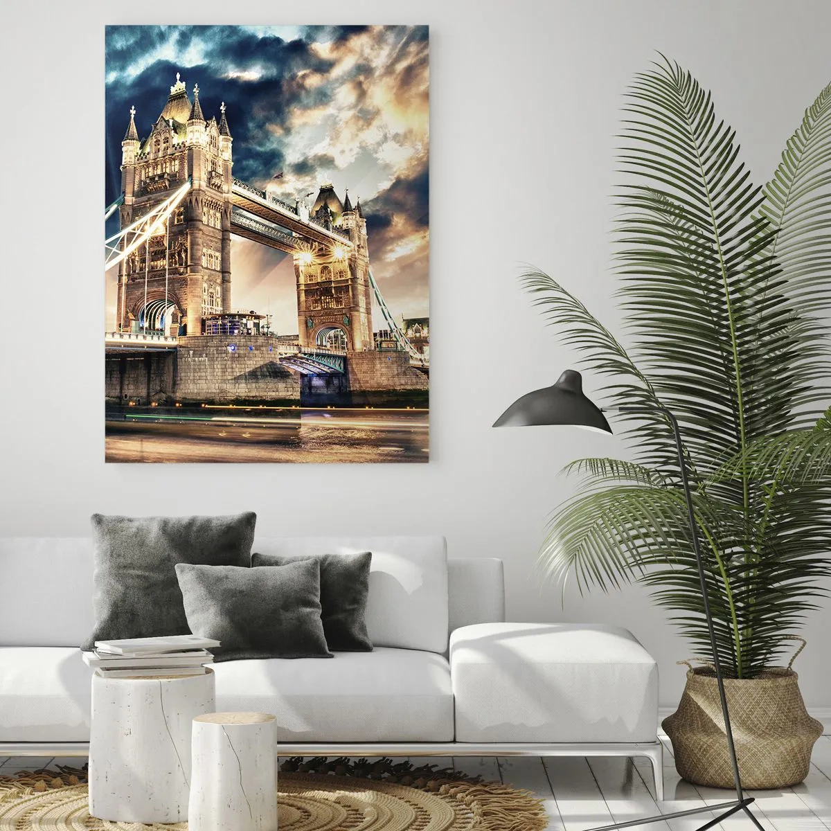 Billede på glas - Et monument over det victorianske imperium - 70x100 cm