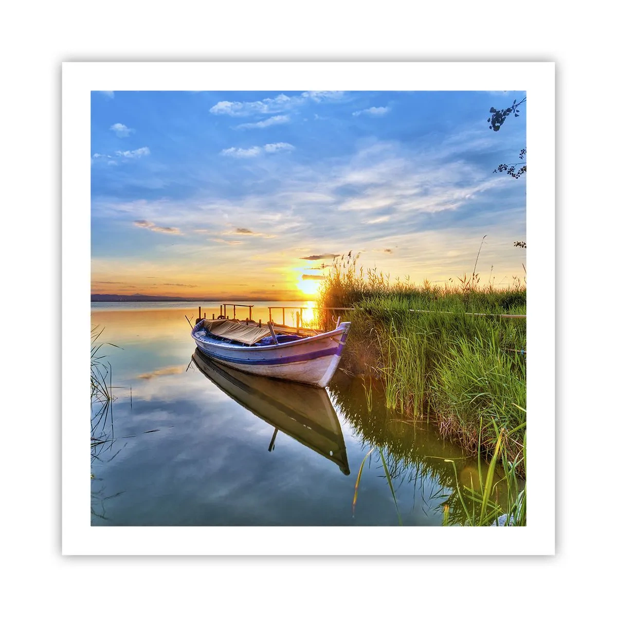 Plakat - Bugt med opfyldte drømme - 60x60 cm