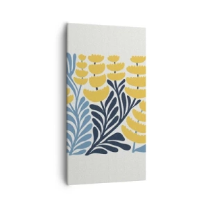 Lærredstryk - Billede på lærred - Solrig seng - 55x100 cm