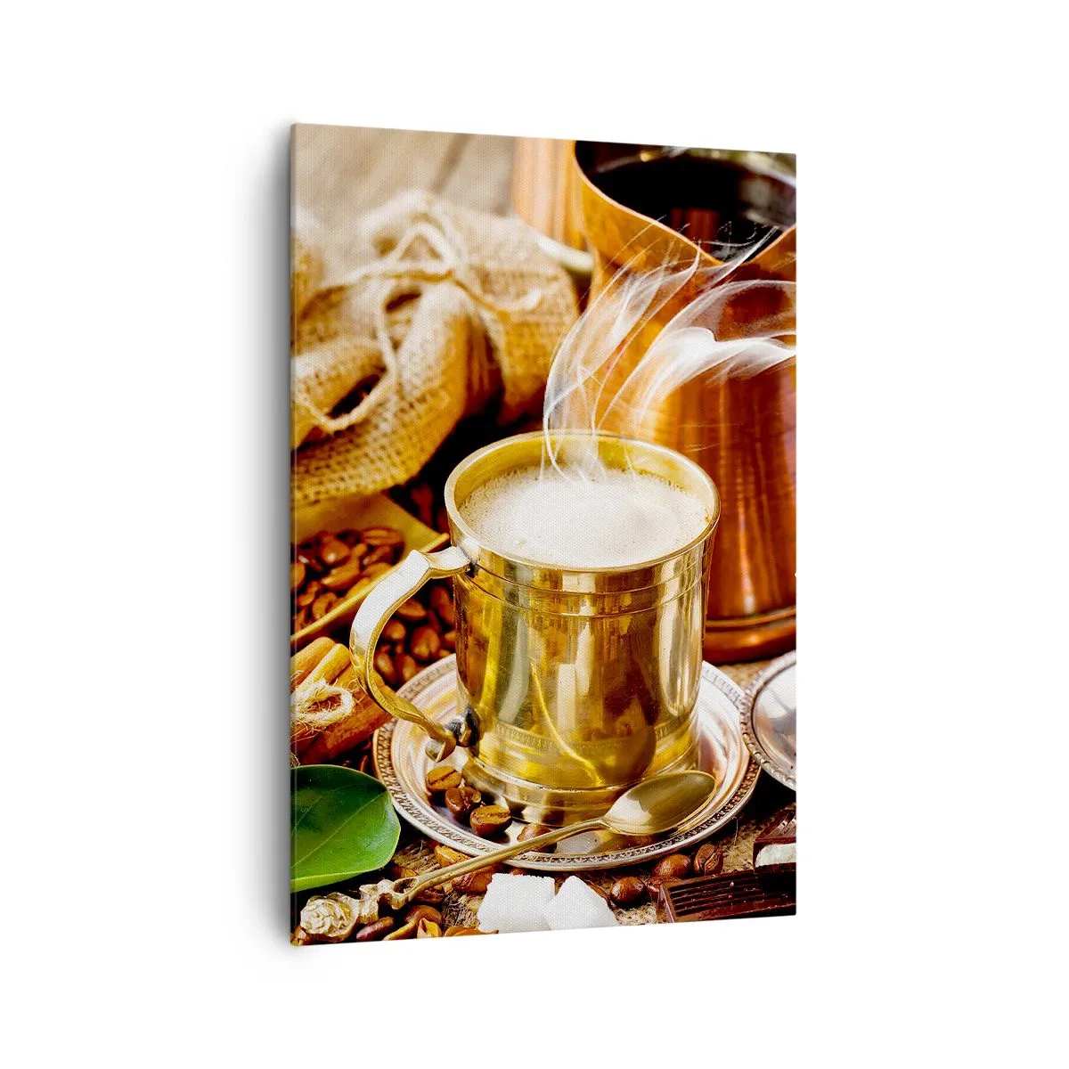 Lærredstryk - Billede på lærred - Hav en dejlig dag! - 70x100 cm