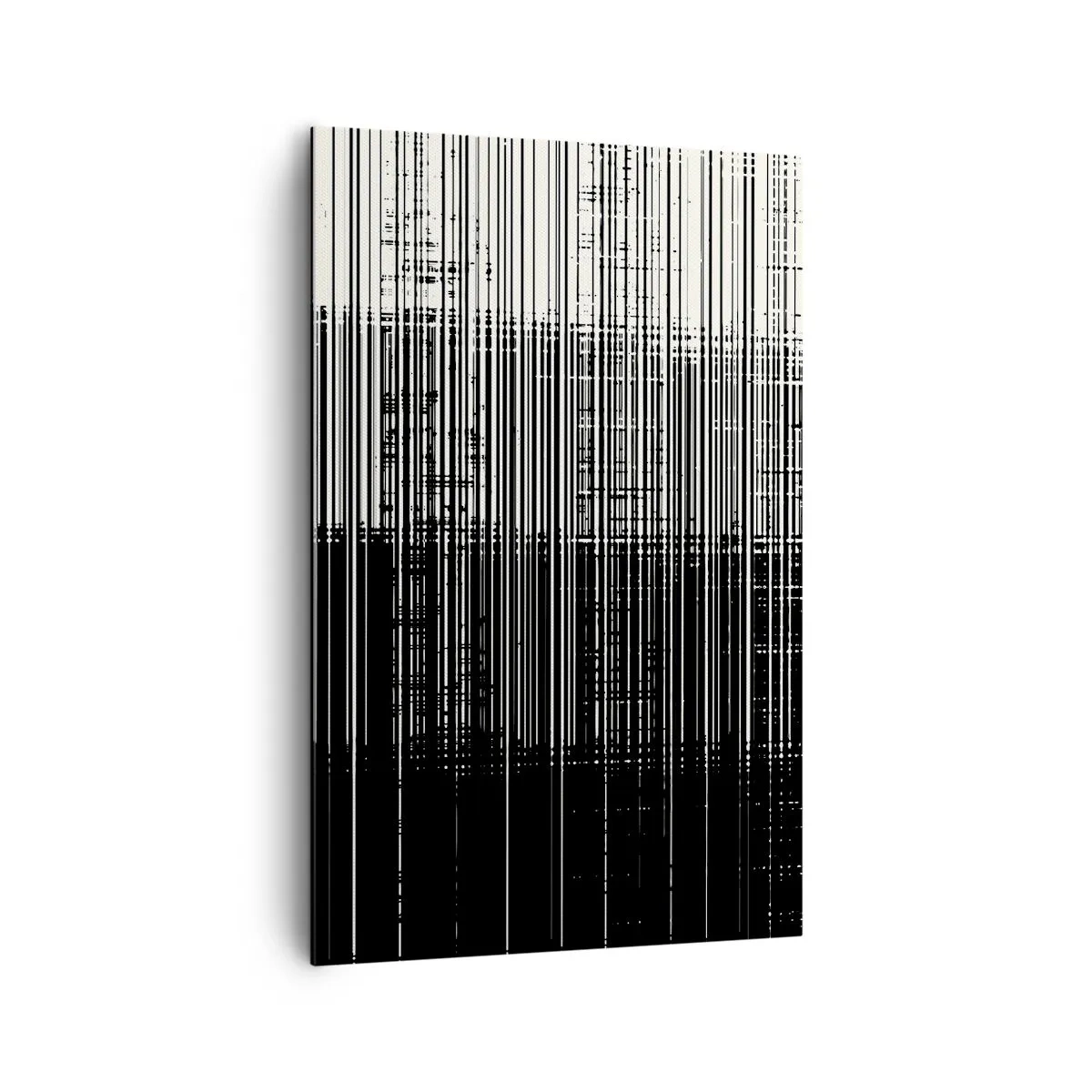 Lærredstryk - Billede på lærred - Bølger og vibrationer - 80x120 cm