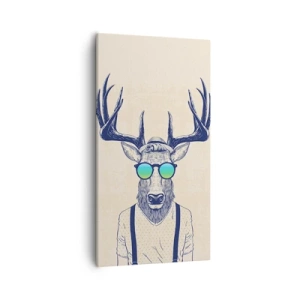 Lærredstryk - Billede på lærred - Hvem forventede du? - 55x100 cm