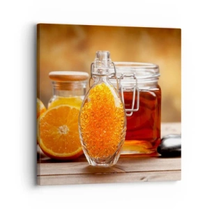 Lærredstryk - Billede på lærred - Solrige smags- og aromastoffer - 30x30 cm