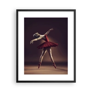 Plakat i sort ramme - Prima ballerina - 40x50 cm