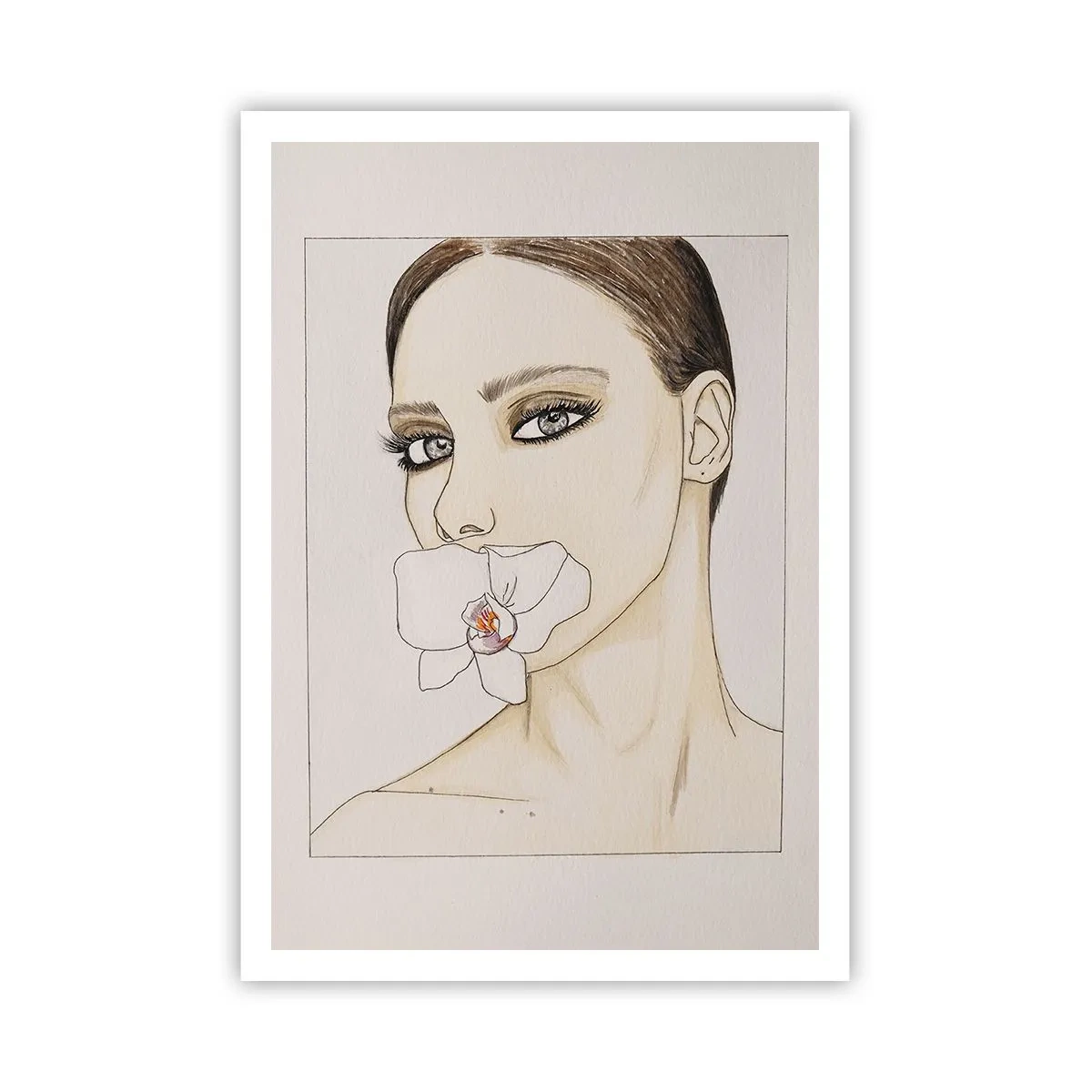 Plakat - Et symbol på elegance og skønhed - 70x100 cm