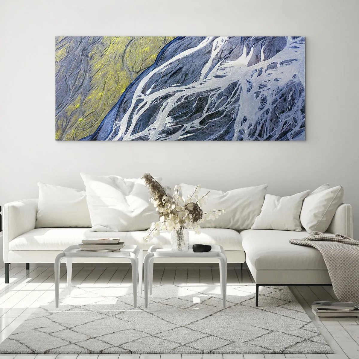 Billede på glas - Naturens hulemalerier - 100x40 cm