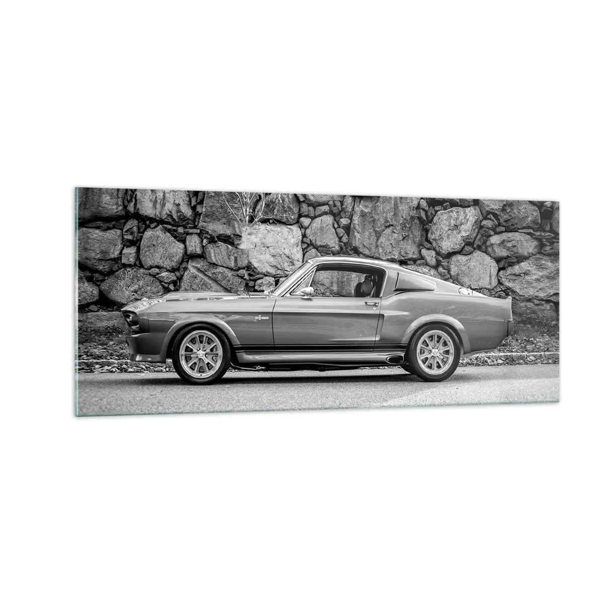 Billede på glas - En legende fra 1960'erne. - 100x40 cm